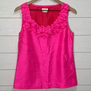 Kate Spade Pink Silk Tanks Size Small